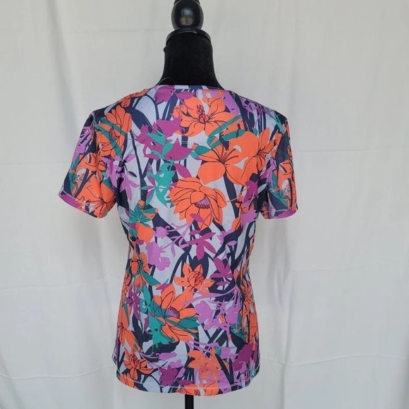 Reel Legends Performance Outfitter Freeline Tec Fishing Floral Athletic top M - Picture 5 of 7